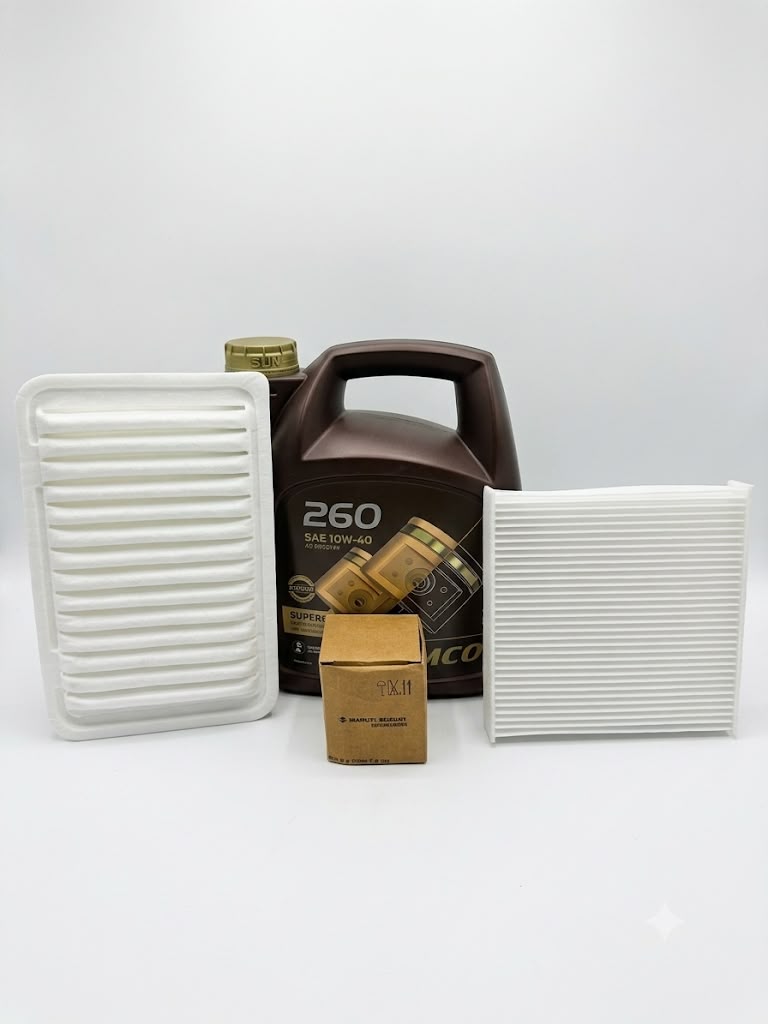 Kit Mantecion Filtro Aceite – Aire – Polen y Aceite -NEW SWIFT 1.4 - NEW DZIRE 1.4