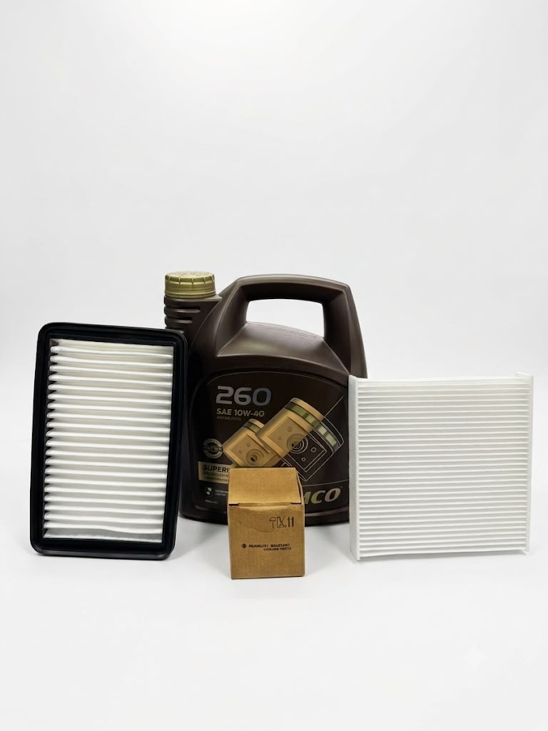 Kit Mantencion Filtro Aceite – Aire – Polen y Aceite - NEW SWIFT 1.2 - NEW DZIRE 1.2